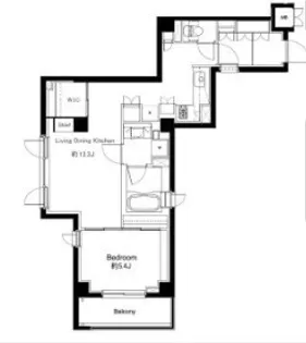 コンフォリア中野【4階】の間取り