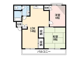 エリール習志野【3階】の間取り