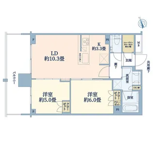 リビオタワー羽沢横浜国大【20階】の間取り
