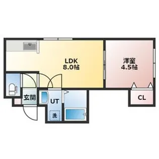 シャイニングスター【2階】の間取り