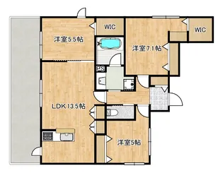アノイエ 西棟【3階】の間取り