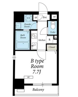 リブリ・両国【5階】の間取り