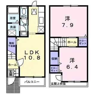 プロバンス【1階】の間取り