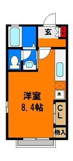 アルファクレス【1階】の間取り