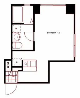 ル・パレ港南台【3階】の間取り