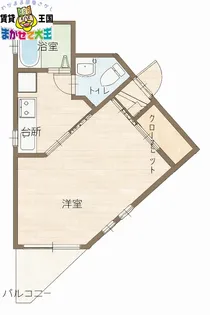 メルセデス【4階】の間取り