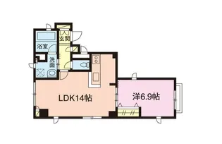 シエレトワレ【4階】の間取り
