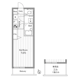 ルームピア船橋【2階】の間取り