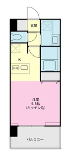 ウイングテラス京急川崎【6階】の間取り