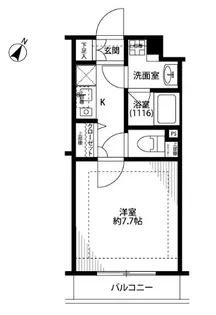 プレール・ドゥーク桜台【1階】の間取り