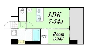 セレニテ江坂エクラ【8階】の間取り