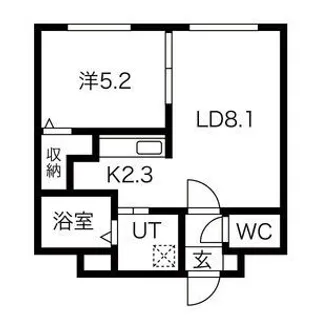 Clair blanc【2階】の間取り