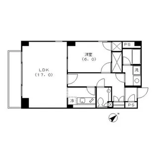 原宿パークハウス【3階】の間取り