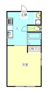コンフィーフラット【2階】の間取り