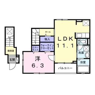 ファミリエ【2階】の間取り