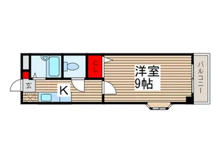 エスポワール高木II【2階】の間取り