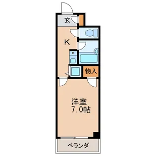 エクセルコジマ【3階】の間取り