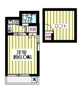 パールハイツ【1階】の間取り