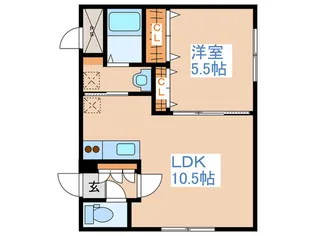 グランメ-ルア-バンII【4階】の間取り