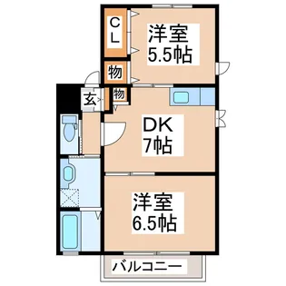チェルシーコートIII【1階】の間取り