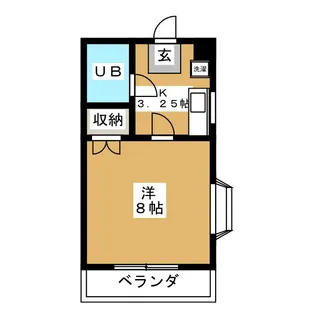 けやきハイツ【3階】の間取り