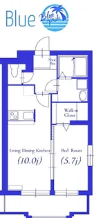 オリーブみずき【4階】の間取り