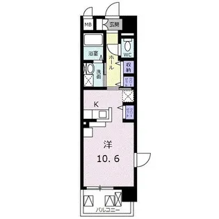 プラシ-ド【2階】の間取り