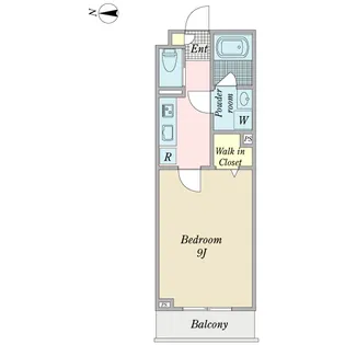 クオーレ囲護台【2階】の間取り