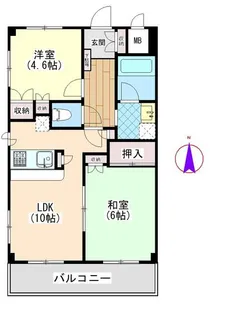 エルシャルム能見台【1階】の間取り