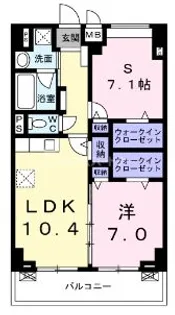グラン ファム【7階】の間取り