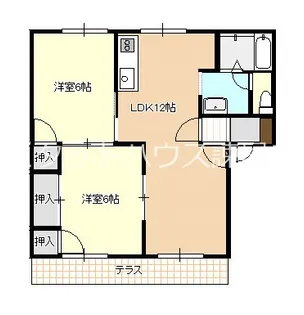 フレグランス早田A棟【1階】の間取り