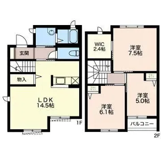 プロシード【1階】の間取り