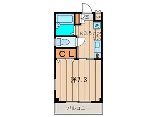 ソレア-ド中山【3階】の間取り