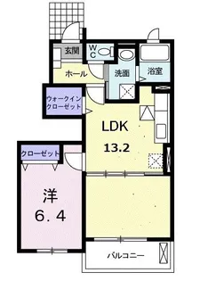 good moon A【1階】の間取り