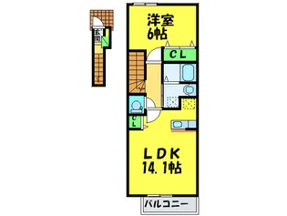 ジャン&T【2階】の間取り