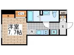 MDM千駄ヶ谷WEST【2階】の間取り