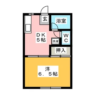 コーポサンライズ【2階】の間取り