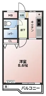 三和平城グランドパレス【4階】の間取り