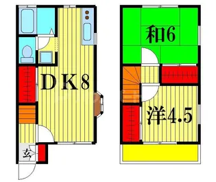 KE6番館 B棟の間取り