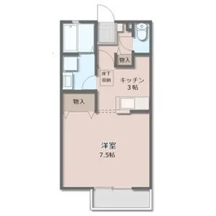 セリジェ【1階】の間取り