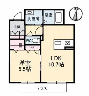 グランベレオ南本庄三丁目【1階】の間取り