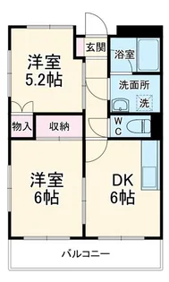 ルシェンテ【2階】の間取り