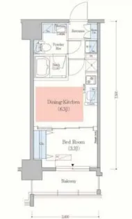 アーバネックス錦糸町II【5階】の間取り