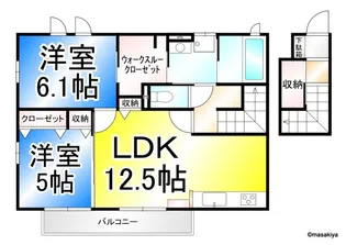 シャンピニオン ノワール【2階】の間取り