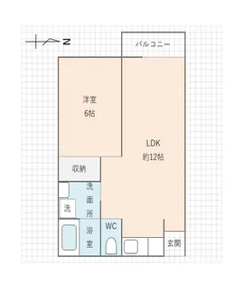 イーストハウス3【2階】の間取り