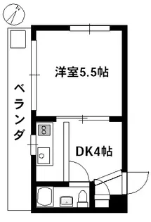 ベルグリーン目黒【3階】の間取り