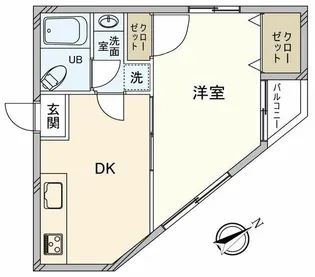 クリオ町田【1階】の間取り