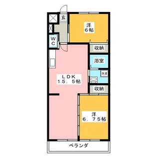 アーバンコア禾森【2階】の間取り