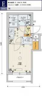 スカイコート渋谷北参道【4階】の間取り