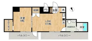 メゾンドカムリ【2階】の間取り